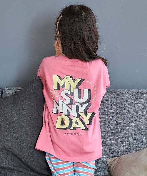 and D.petitmain / アンドディー. プティマイン Tシャツ | ［大人気につき再入荷！］【綿100%】【365D.】夏満喫プリントワイド半T | 詳細11