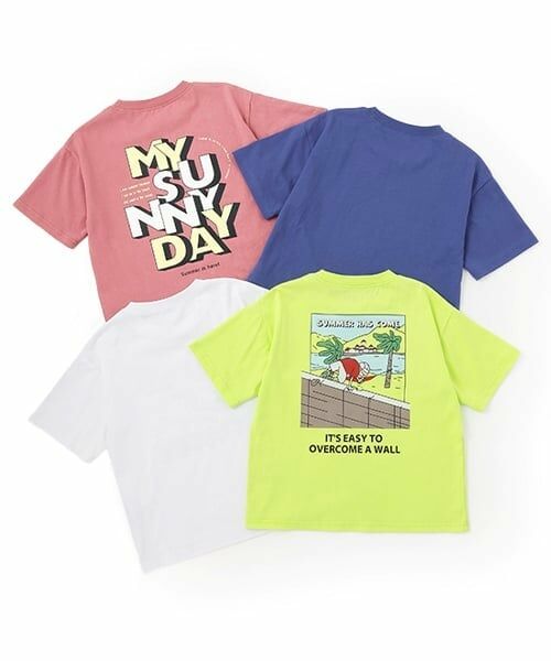 and D.petitmain / アンドディー. プティマイン Tシャツ | ［大人気につき再入荷！］【綿100%】【365D.】夏満喫プリントワイド半T | 詳細15