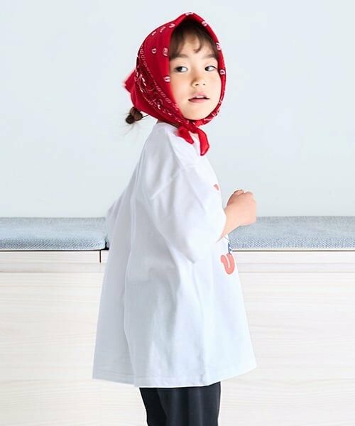 and D.petitmain / アンドディー. プティマイン Tシャツ | ［大人気につき再入荷！］【綿100%】【365D.】夏満喫プリントワイド半T | 詳細5