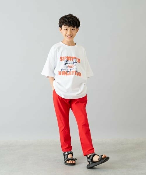 and D.petitmain / アンドディー. プティマイン Tシャツ | ［大人気につき再入荷！］【綿100%】【365D.】夏満喫プリントワイド半T | 詳細8