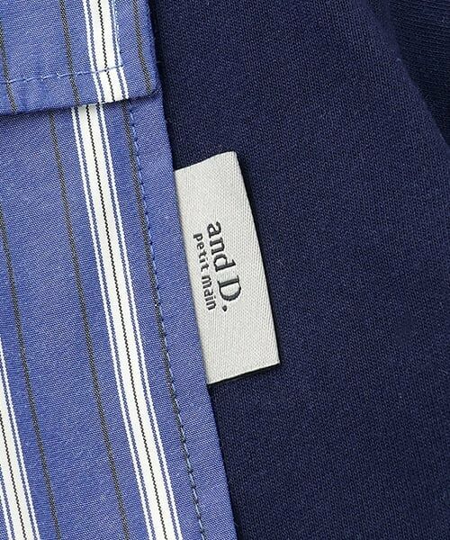 and D.petitmain / アンドディー. プティマイン Tシャツ | シャツレイヤード風ビッグ半T | 詳細11