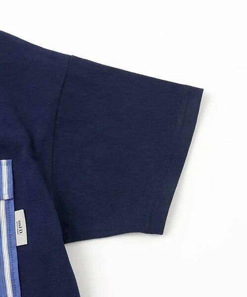 and D.petitmain / アンドディー. プティマイン Tシャツ | シャツレイヤード風ビッグ半T | 詳細13