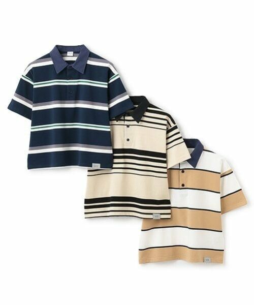 and D.petitmain / アンドディー. プティマイン Tシャツ | 【親子リンク】Kids衿つきラガー半T | 詳細17