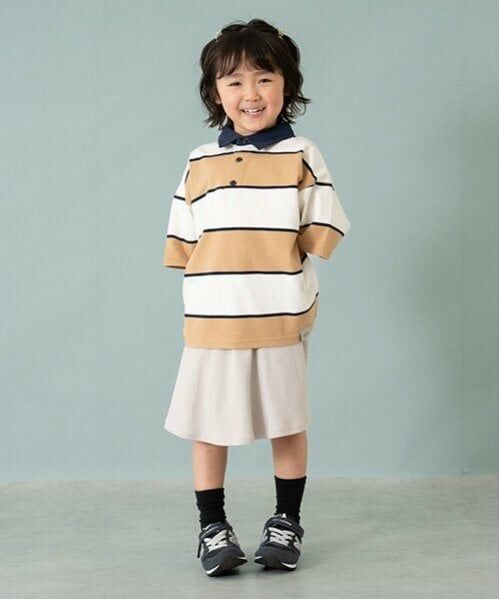 and D.petitmain / アンドディー. プティマイン Tシャツ | 【親子リンク】Kids衿つきラガー半T | 詳細3