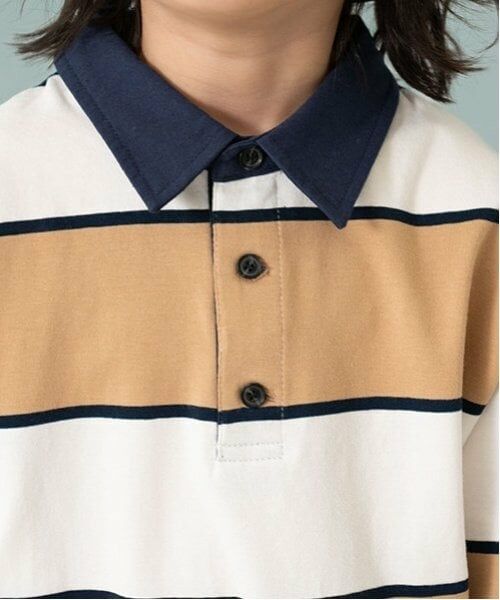 and D.petitmain / アンドディー. プティマイン Tシャツ | 【親子リンク】Kids衿つきラガー半T | 詳細4