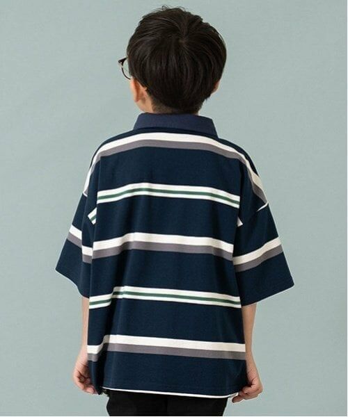 and D.petitmain / アンドディー. プティマイン Tシャツ | 【親子リンク】Kids衿つきラガー半T | 詳細9