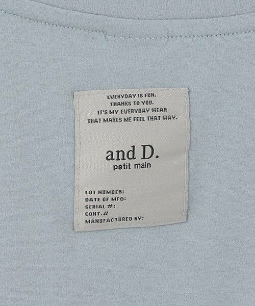 and D.petitmain / アンドディー. プティマイン Tシャツ | 【水陸両用】メッシュポケットビッグ半T | 詳細15