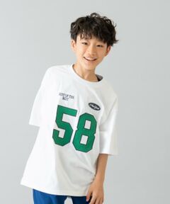 and D.petitmain / アンドディー. プティマイン Tシャツ | 【綿100%】ナンバリングワイド半T