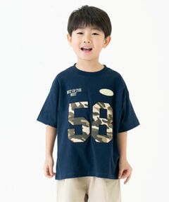 and D.petitmain / アンドディー. プティマイン Tシャツ | 【綿100%】ナンバリングワイド半T