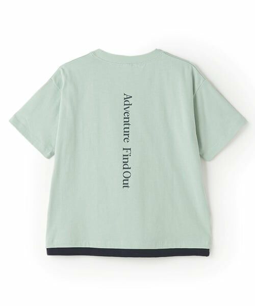 and D.petitmain / アンドディー. プティマイン Tシャツ | 【綿100%】【親子リンク】Kids裾レイヤードワイド半T | 詳細25