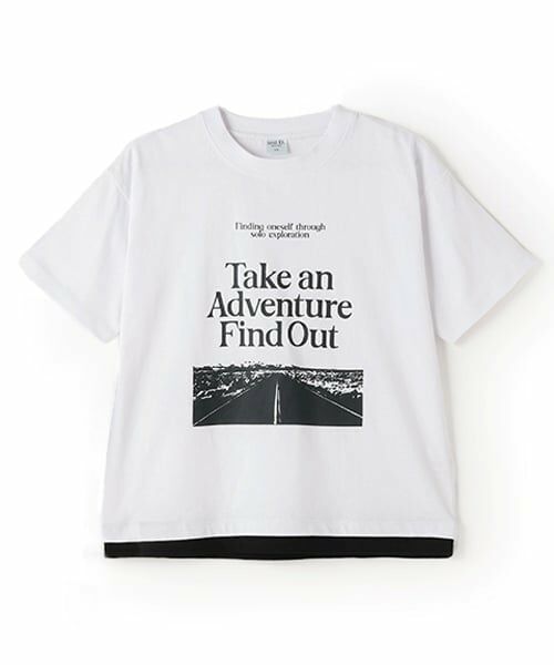 and D.petitmain / アンドディー. プティマイン Tシャツ | 【綿100%】【親子リンク】Kids裾レイヤードワイド半T | 詳細26