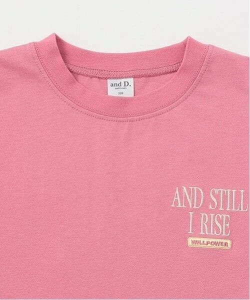and D.petitmain / アンドディー. プティマイン Tシャツ | 【綿100%】【親子リンク】Kidsロゴ刺しゅうビッグ半T | 詳細10