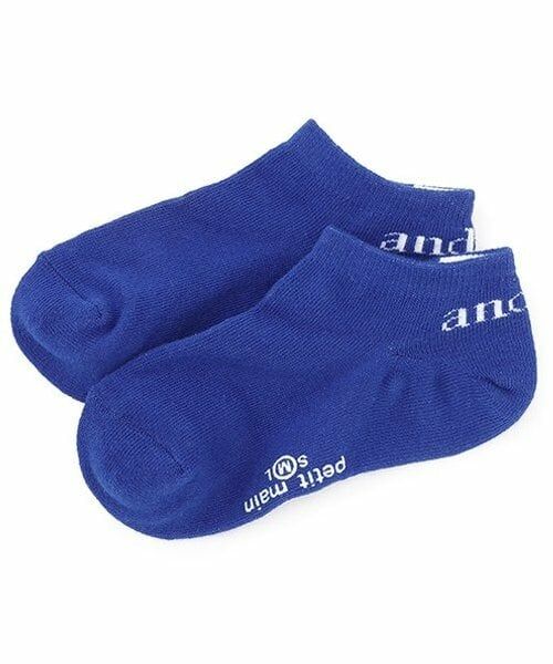 and D.petitmain / アンドディー. プティマイン ソックス | 【脱げにくい】１分丈ソックス/靴下（ロイヤル ブルー）
