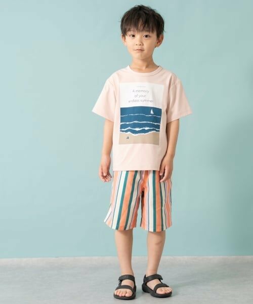 and D.petitmain / アンドディー. プティマイン 水着・スイムグッズ | 【SWIM】ダブルウエストスイムハーフパンツ | 詳細14