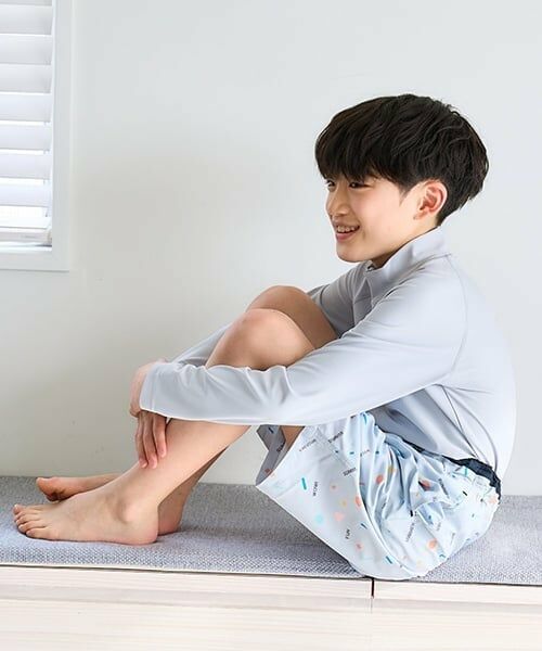 and D.petitmain / アンドディー. プティマイン 水着・スイムグッズ | 【SWIM】ダブルウエストスイムハーフパンツ | 詳細8