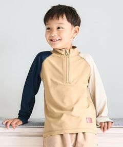 and D.petitmain / アンドディー. プティマイン 水着・スイムグッズ | 【SWIM】ハーフジップラッシュガード