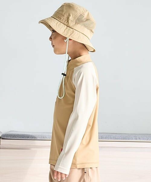 and D.petitmain / アンドディー. プティマイン 水着・スイムグッズ | 【SWIM】ハーフジップラッシュガード | 詳細1