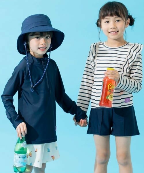 and D.petitmain / アンドディー. プティマイン 水着・スイムグッズ | 【SWIM】ハーフジップラッシュガード | 詳細11