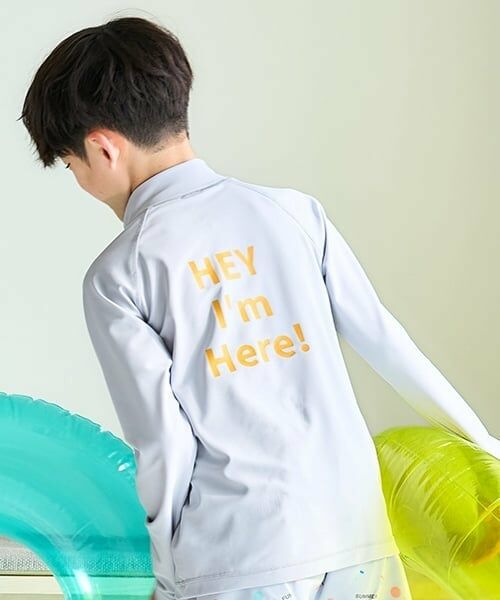 and D.petitmain / アンドディー. プティマイン 水着・スイムグッズ | 【SWIM】ハーフジップラッシュガード | 詳細13