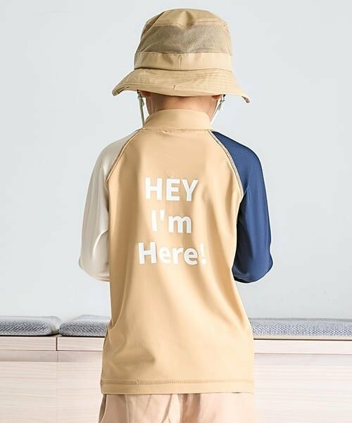 and D.petitmain / アンドディー. プティマイン 水着・スイムグッズ | 【SWIM】ハーフジップラッシュガード | 詳細2