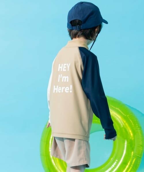 and D.petitmain / アンドディー. プティマイン 水着・スイムグッズ | 【SWIM】ハーフジップラッシュガード | 詳細7