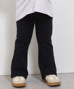 and D.petitmain / アンドディー. プティマイン レギンス・スパッツ | 【365D.】防汚フライスフレアレギンス　