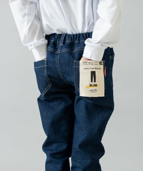and D.petitmain / アンドディー. プティマイン その他パンツ | デニムスリムストレートパンツ | 詳細4