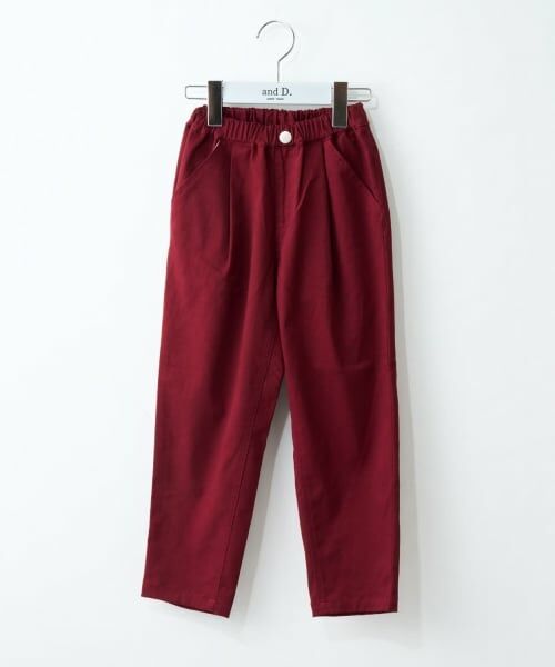 and D.petitmain / アンドディー. プティマイン その他パンツ | ストレッチツイルテーパードパンツ | 詳細17