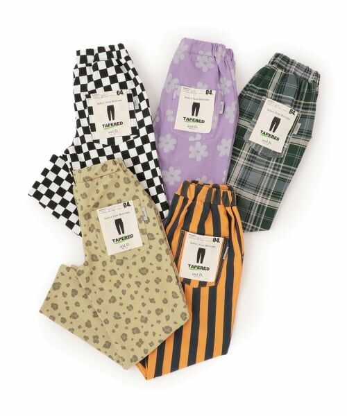 and D.petitmain / アンドディー. プティマイン その他パンツ | カットツイルテーパード柄パンツ | 詳細8