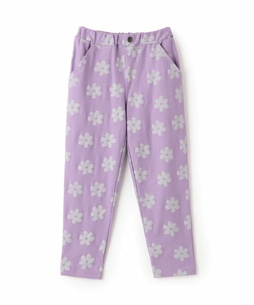 and D.petitmain / アンドディー. プティマイン その他パンツ | カットツイルテーパード柄パンツ（ラベンダー）