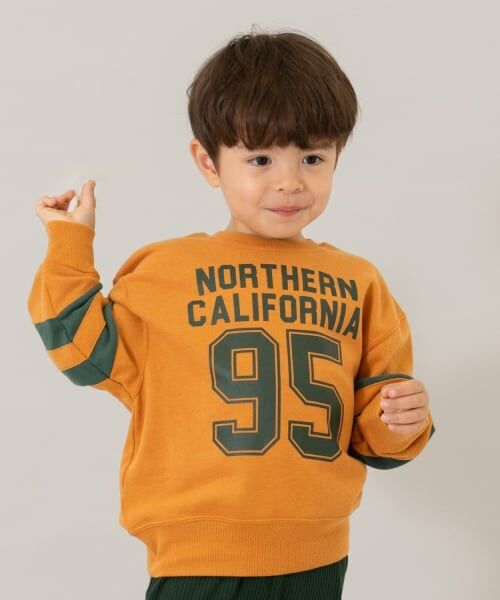 and D.petitmain / アンドディー. プティマイン スウェット | 【Champion】ナンバリングスウェット（茶）