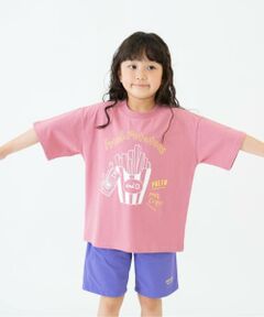 and D.petitmain / アンドディー. プティマイン Tシャツ | 【綿100%】【365D.】ジャンキーまんぷくワイド半T