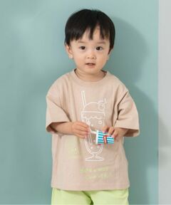 and D.petitmain / アンドディー. プティマイン Tシャツ | 【綿100%】【365D.】ジャンキーまんぷくワイド半T