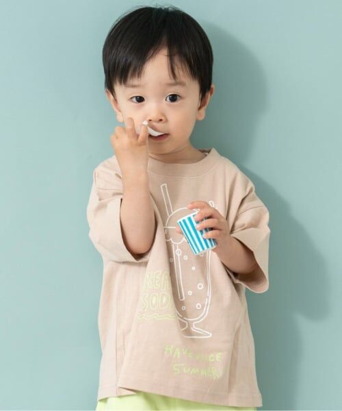 and D.petitmain / アンドディー. プティマイン Tシャツ | 【綿100%】【365D.】ジャンキーまんぷくワイド半T | 詳細10