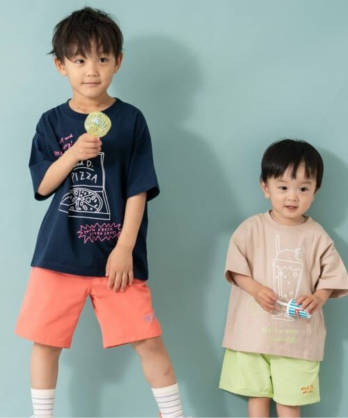 and D.petitmain / アンドディー. プティマイン Tシャツ | 【綿100%】【365D.】ジャンキーまんぷくワイド半T | 詳細11