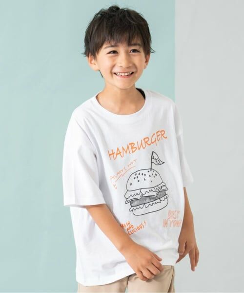 and D.petitmain / アンドディー. プティマイン Tシャツ | 【綿100%】【365D.】ジャンキーまんぷくワイド半T | 詳細3