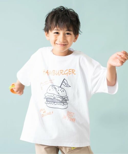 and D.petitmain / アンドディー. プティマイン Tシャツ | 【綿100%】【365D.】ジャンキーまんぷくワイド半T | 詳細5