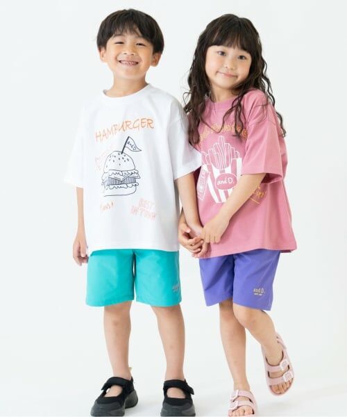 and D.petitmain / アンドディー. プティマイン Tシャツ | 【綿100%】【365D.】ジャンキーまんぷくワイド半T | 詳細6