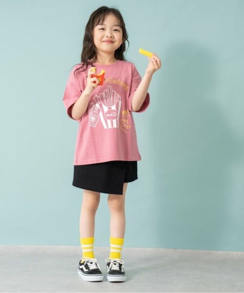 and D.petitmain / アンドディー. プティマイン Tシャツ | 【綿100%】【365D.】ジャンキーまんぷくワイド半T | 詳細9