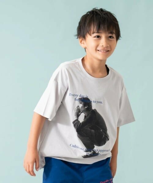 and D.petitmain / アンドディー. プティマイン Tシャツ | 【綿100%】【365D】【親子リンク】Kids写真半T | 詳細10