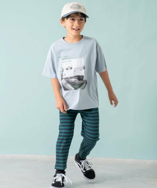 and D.petitmain / アンドディー. プティマイン Tシャツ | 【綿100%】【365D】【親子リンク】Kids写真半T | 詳細2