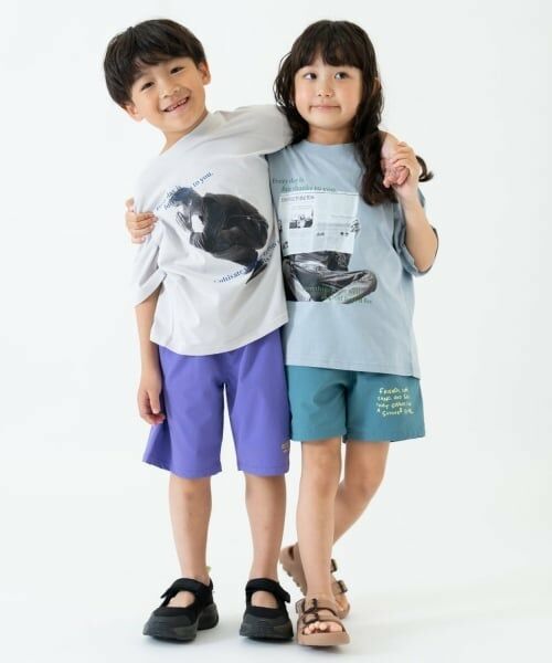 and D.petitmain / アンドディー. プティマイン Tシャツ | 【綿100%】【365D】【親子リンク】Kids写真半T | 詳細8