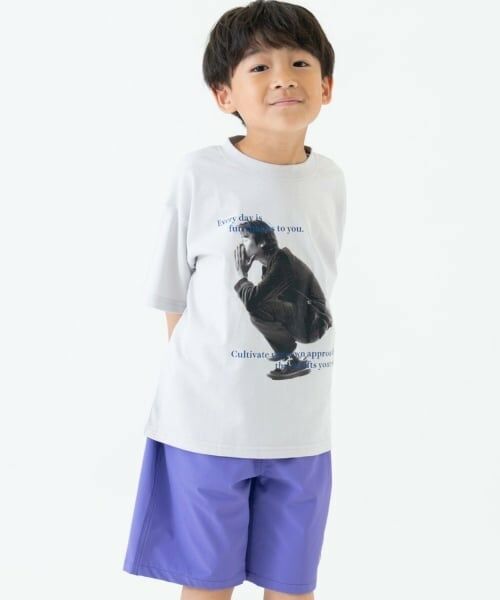 and D.petitmain / アンドディー. プティマイン Tシャツ | 【綿100%】【365D】【親子リンク】Kids写真半T | 詳細9