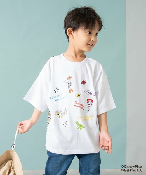 and D.petitmain / アンドディー. プティマイン Tシャツ | 【トイ・ストーリー】バックボーダー半T | 詳細1