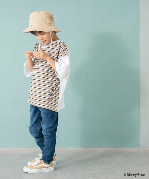 and D.petitmain / アンドディー. プティマイン Tシャツ | 【トイ・ストーリー】バックボーダー半T | 詳細11