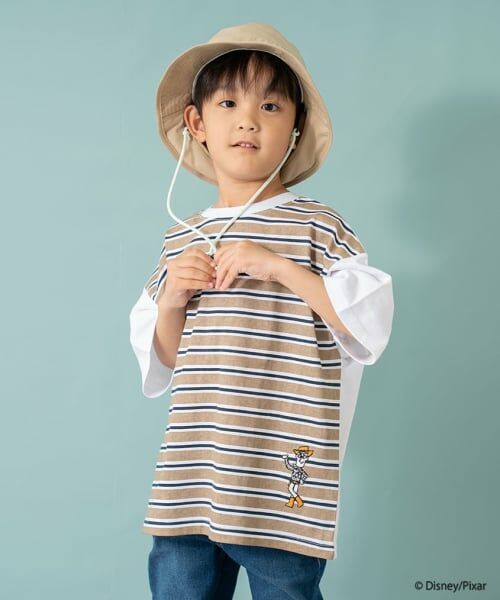 and D.petitmain / アンドディー. プティマイン Tシャツ | 【トイ・ストーリー】バックボーダー半T | 詳細3