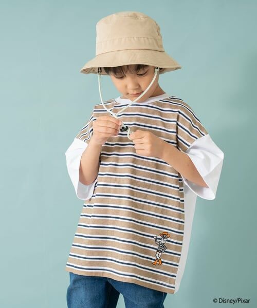 and D.petitmain / アンドディー. プティマイン Tシャツ | 【トイ・ストーリー】バックボーダー半T | 詳細4