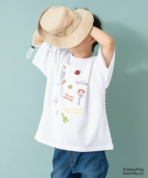 and D.petitmain / アンドディー. プティマイン Tシャツ | 【トイ・ストーリー】バックボーダー半T | 詳細6