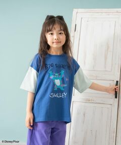 and D.petitmain / アンドディー. プティマイン Tシャツ | 【モンスターズ・インク】手書きプリントワイド半T