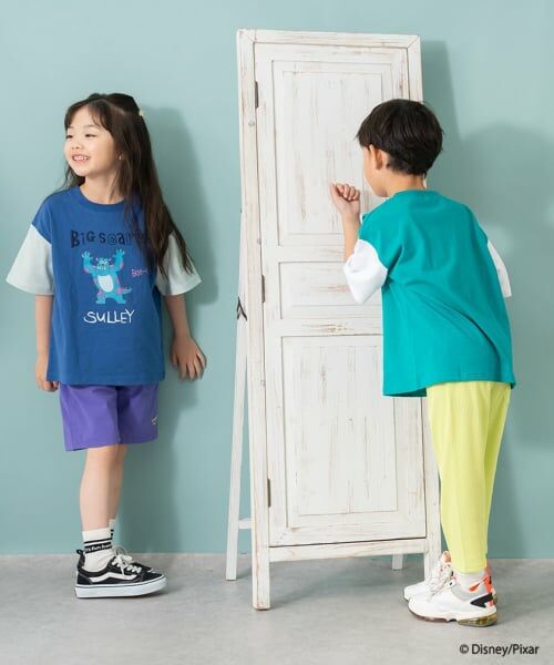 and D.petitmain / アンドディー. プティマイン Tシャツ | 【モンスターズ・インク】手書きプリントワイド半T | 詳細10